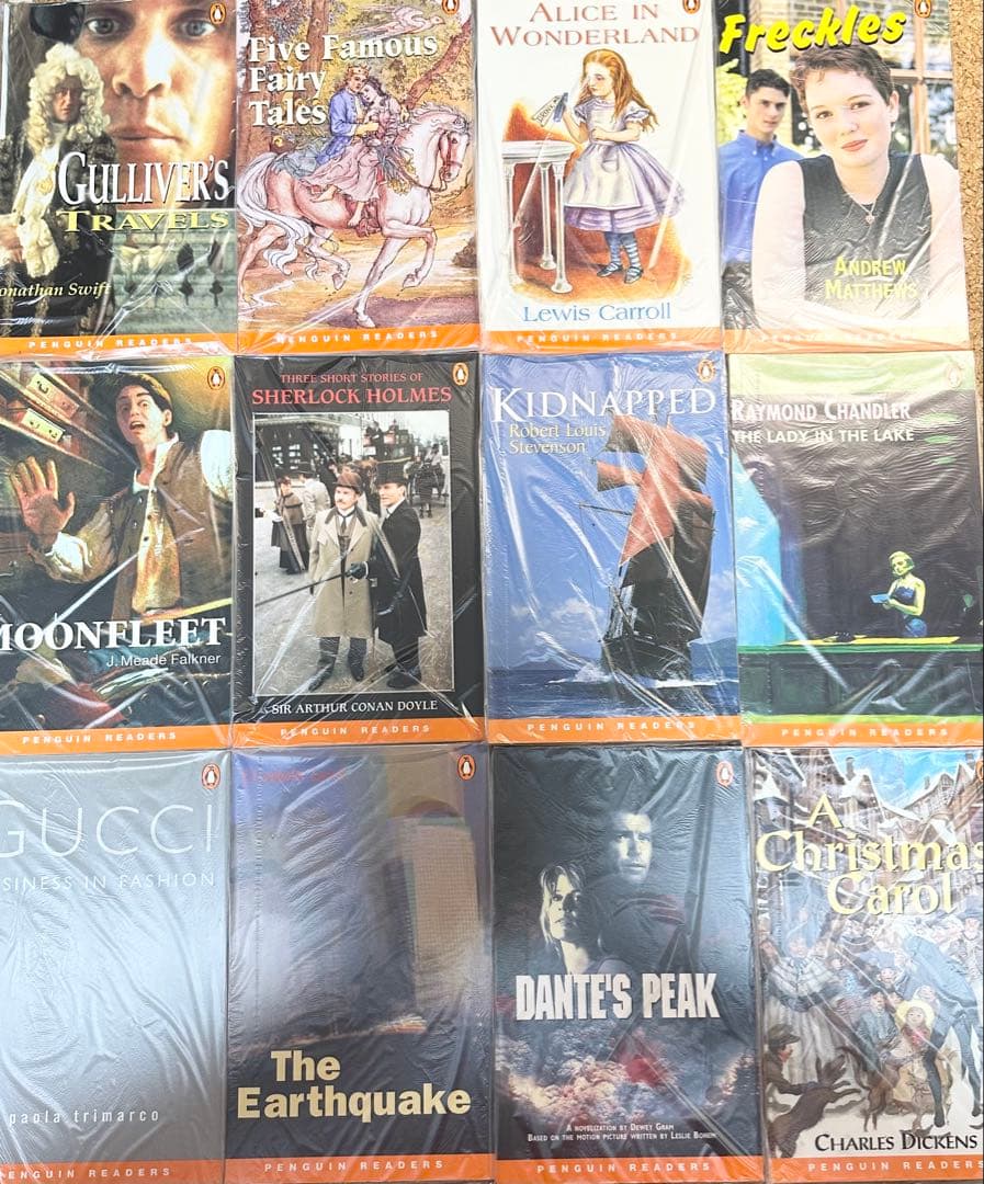 【裁断済】英語多読　Penguin Readers Level 2 77冊