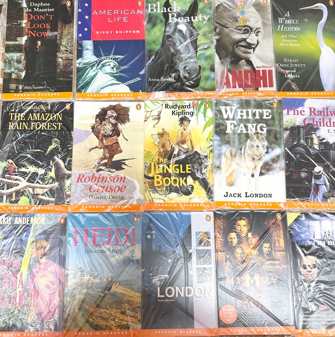 【裁断済】英語多読　Penguin Readers Level 2 77冊