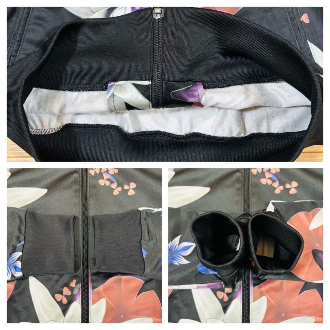 adidas トラックジャケット 花柄ジャージ レディース XL トレフォイル
