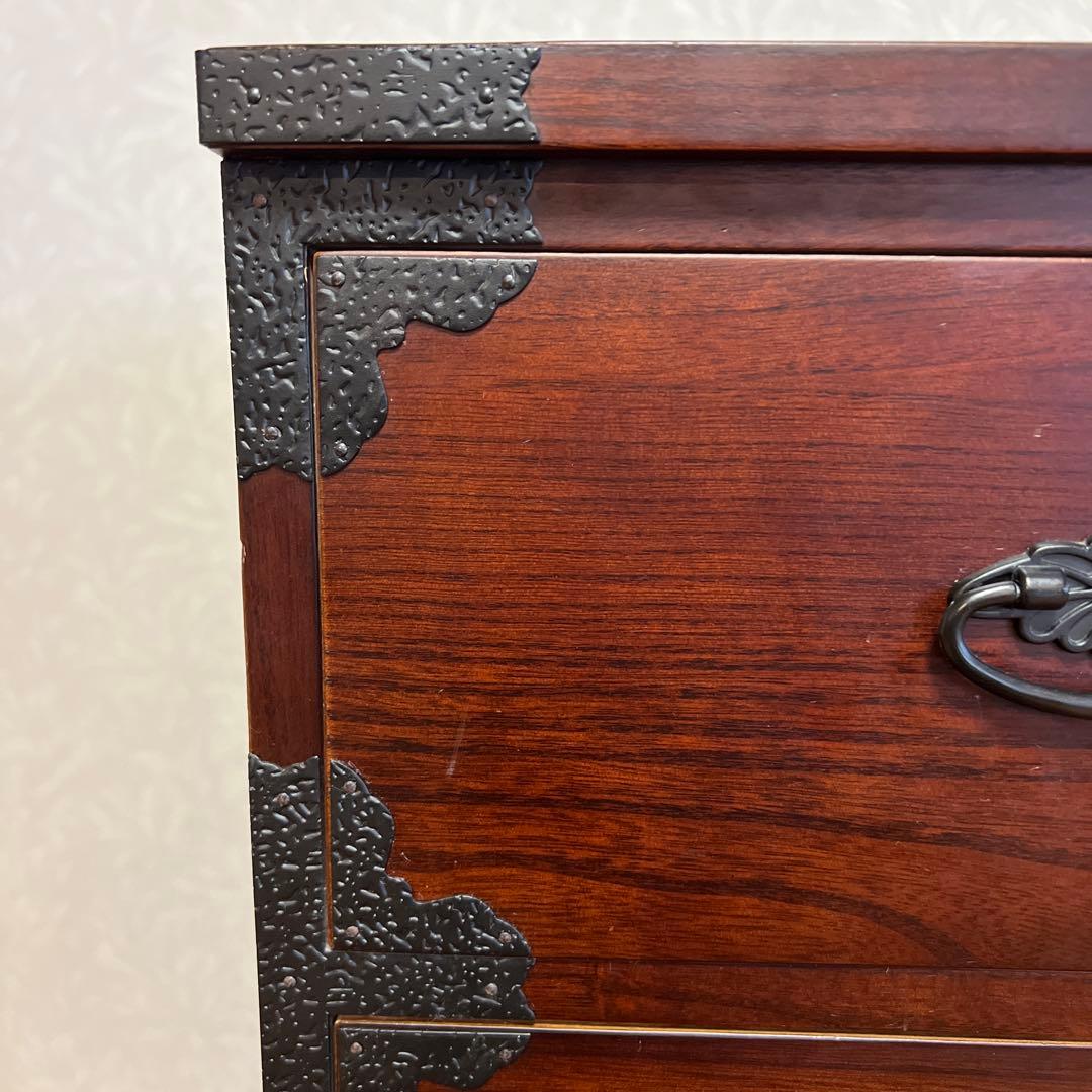 和箪笥　民芸箪笥　4段　アンティークチェスト　民芸家具 チェスト タンス 5杯