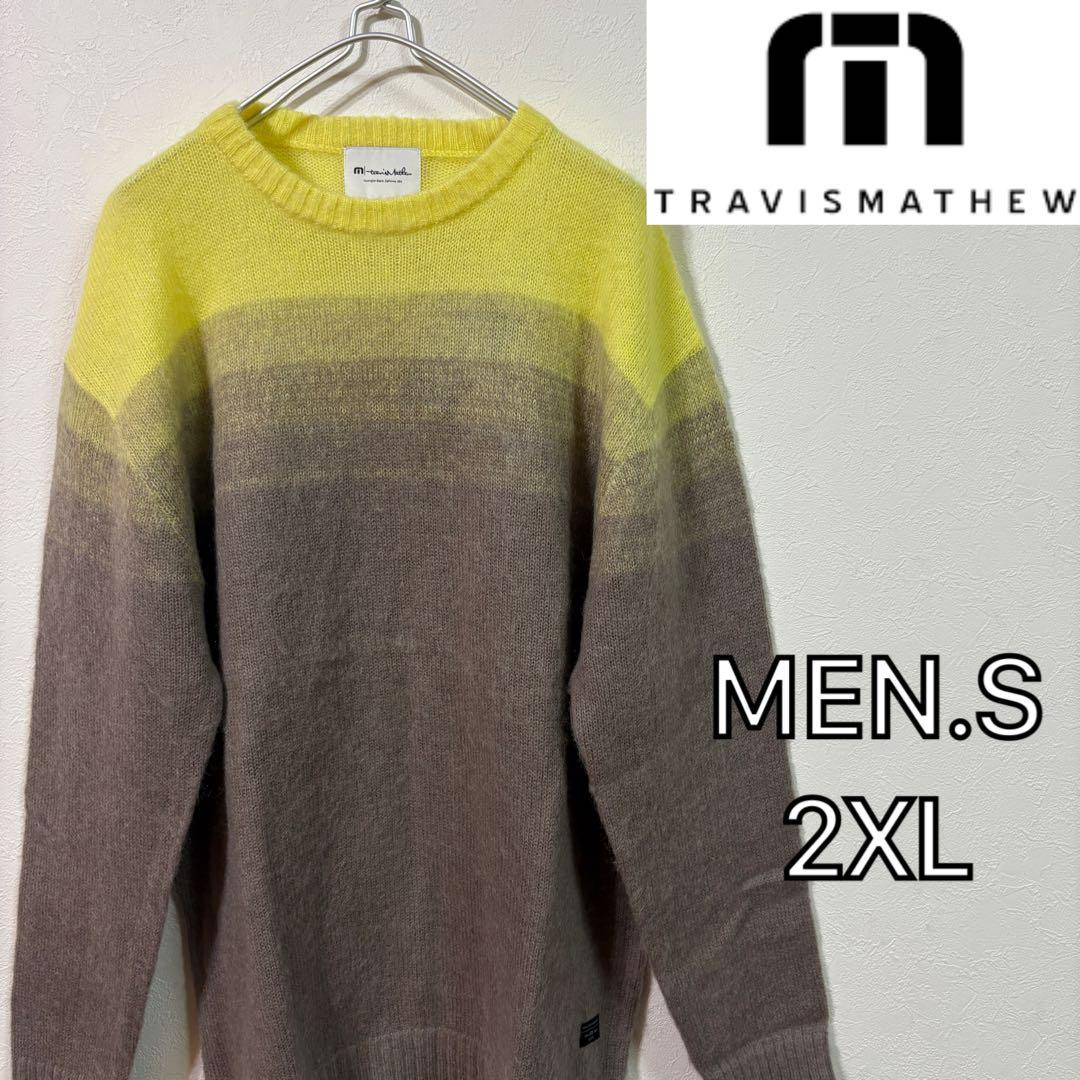 【TRAVIS MATHEW】新品　クルーネックセーター　ゴルフ　メンズ２ＸＬ