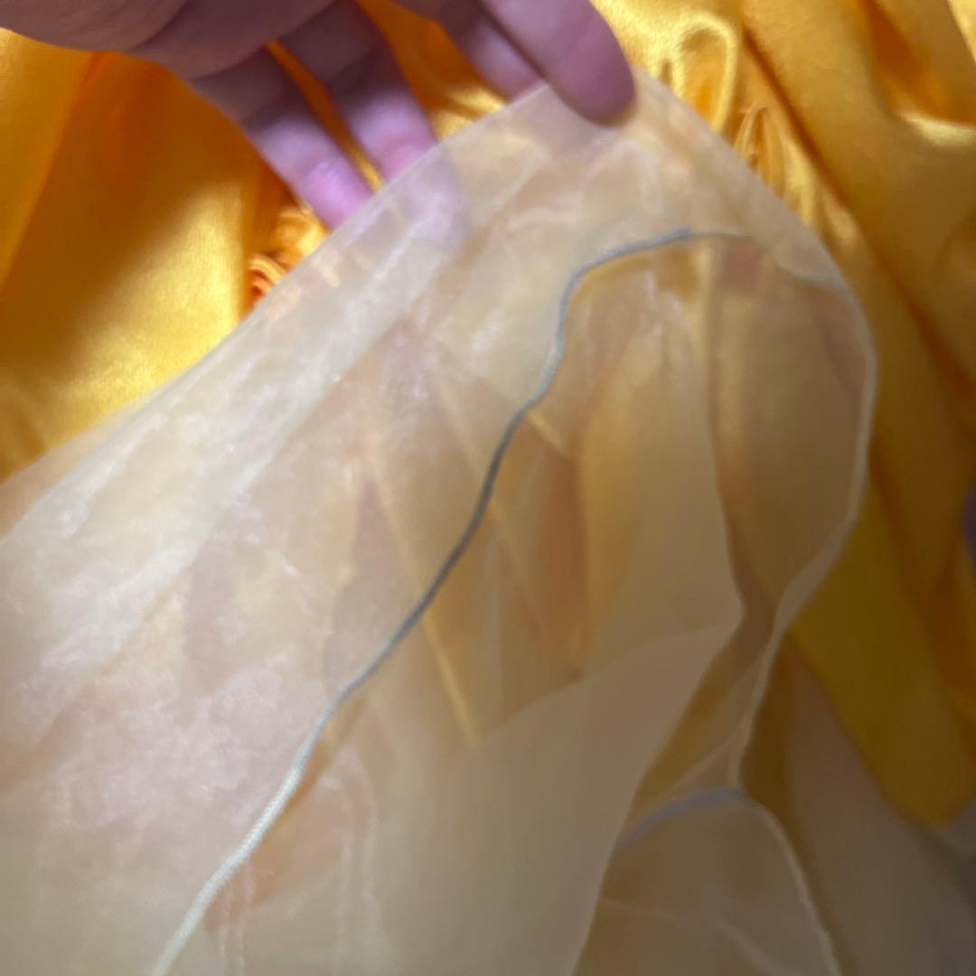 【01N】ビビディバビディブティック　美女と野獣ベル　ドレス140センチ