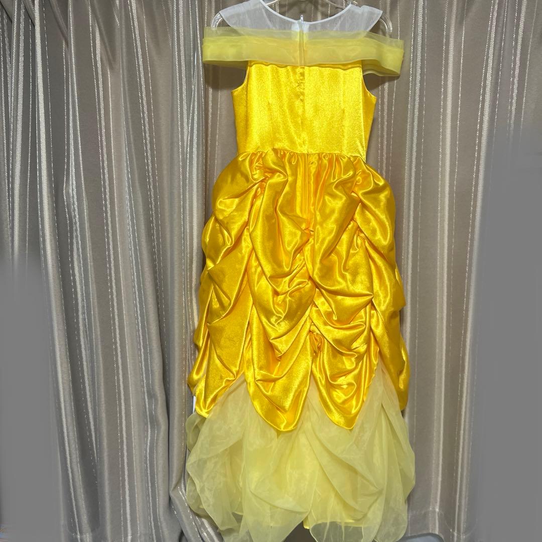 【01N】ビビディバビディブティック　美女と野獣ベル　ドレス140センチ