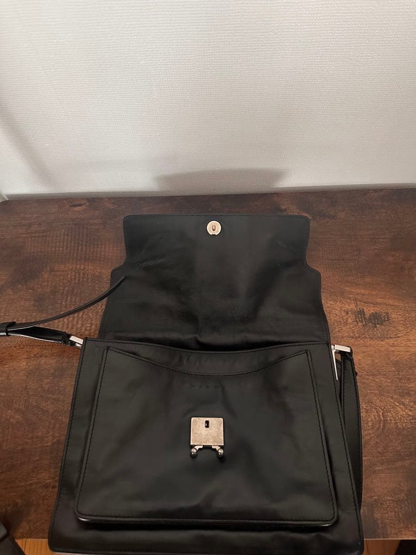 MARNI マルニ TRUNK SOFT LARGE BAG ブラック