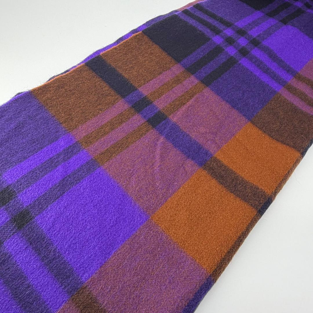 17079✨希少色✨ジョシュアエリス カシミヤ100% 大判ストール パープル