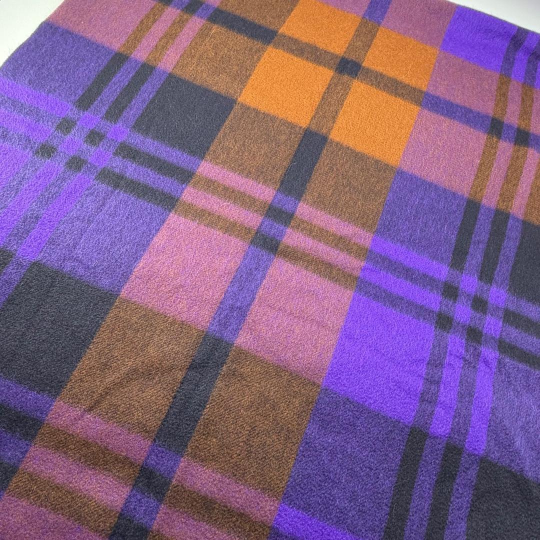 17079✨希少色✨ジョシュアエリス カシミヤ100% 大判ストール パープル