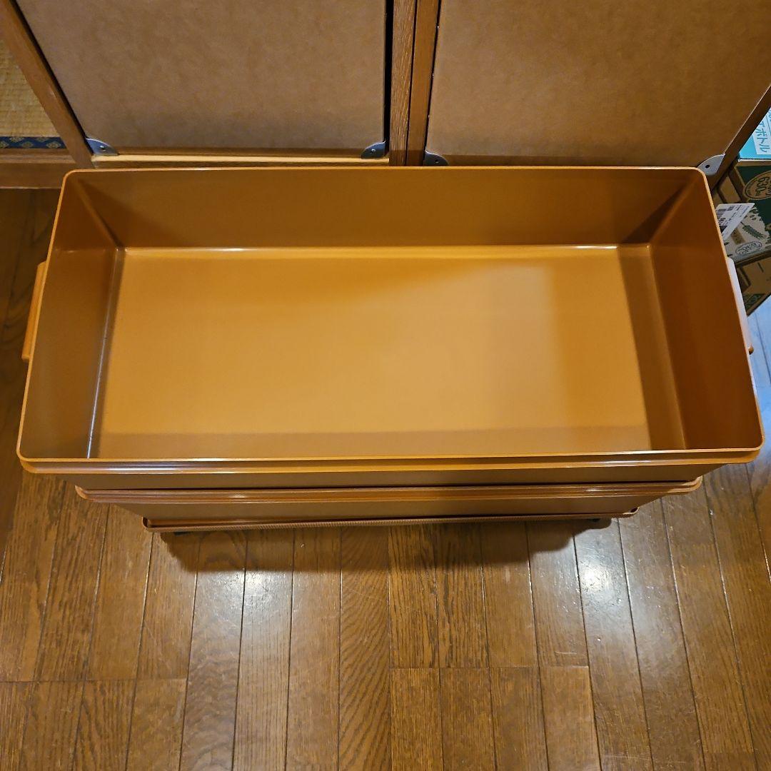 Hanaタッパーウェアディープロングスーパーケースキャスターパレット