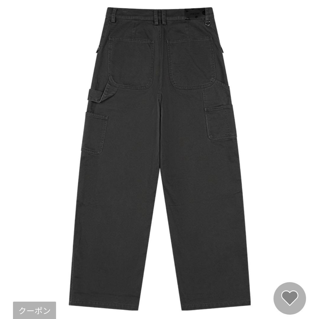 韓国 OHESHIO CHECK POCKET CARPENTER PANTS