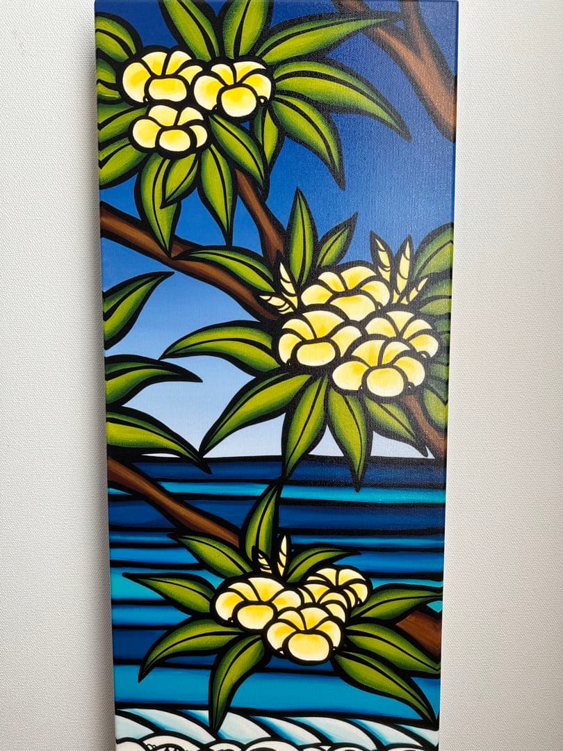 ヘザーブラウン　ジクレー　Yellow Plumeria