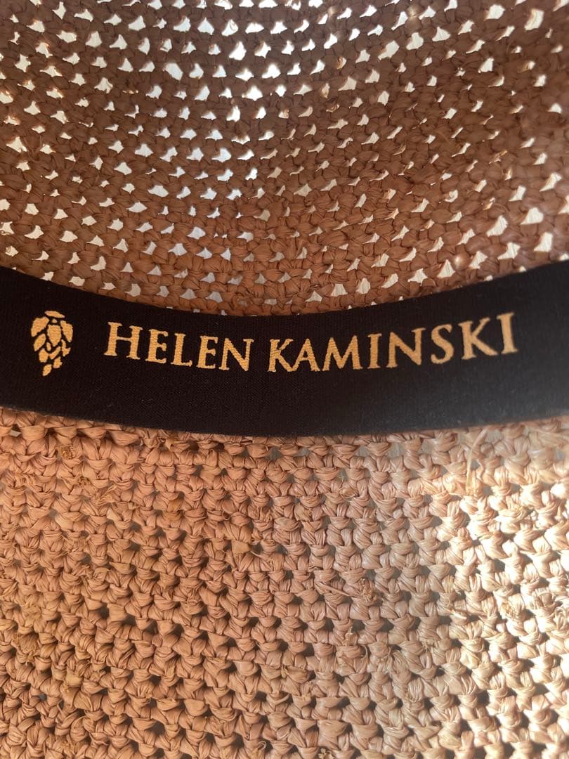 美品 HELEN KAMINSKI 麦わら帽子 ヘレンカミンスキー ハット