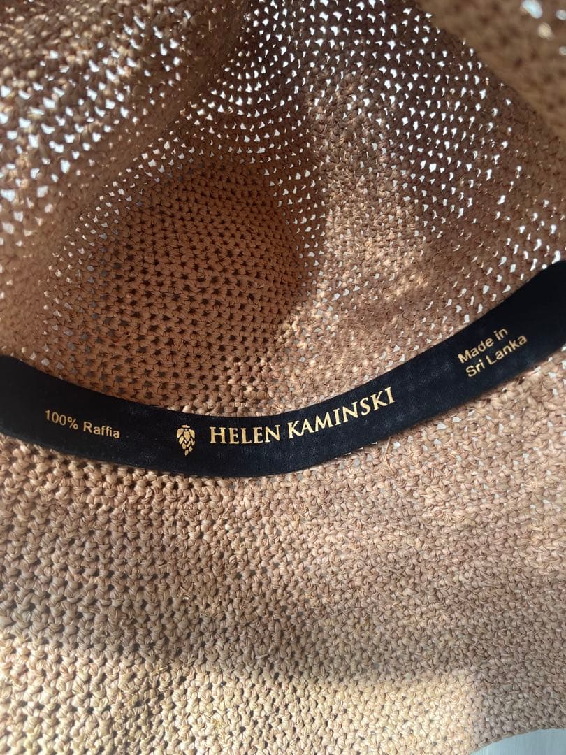 美品 HELEN KAMINSKI 麦わら帽子 ヘレンカミンスキー ハット