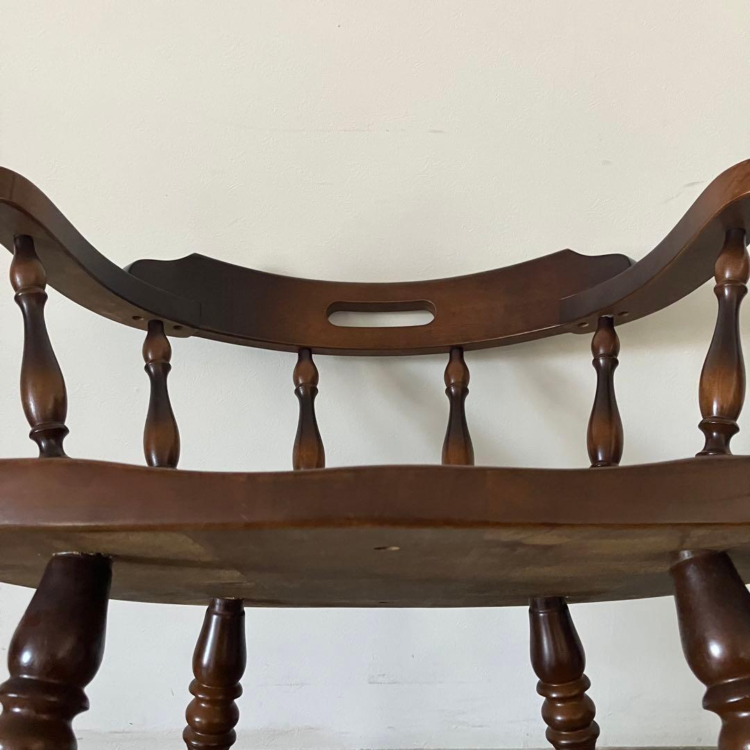 レトロ　アンティーク　古家具　古道具　キツツキ　飛騨産業　アームチェア　椅子