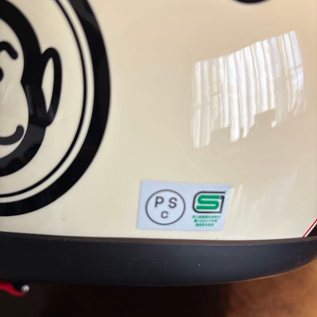 Honda Monkey ヘルメットJC-1C アイボリー×ブラックLサイズ