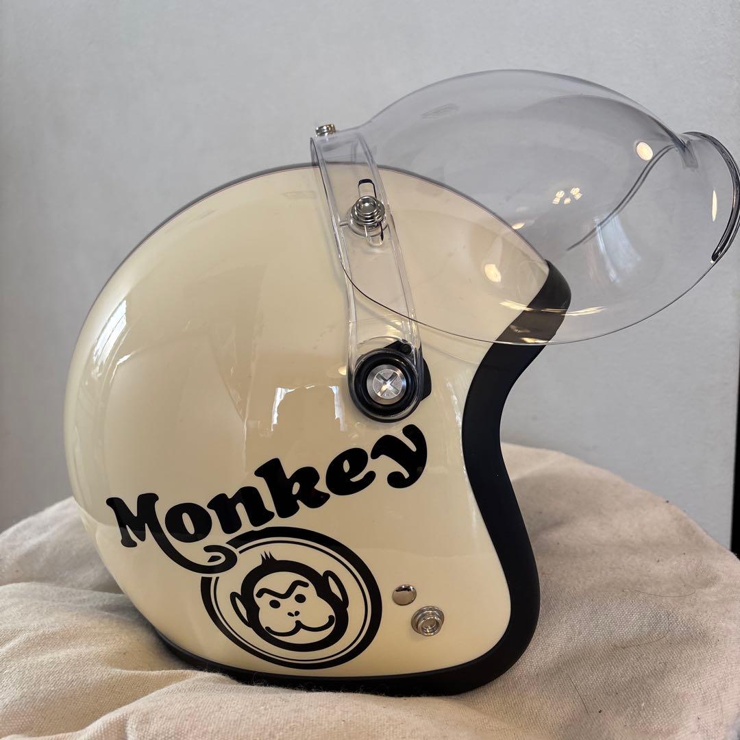 Honda Monkey ヘルメットJC-1C アイボリー×ブラックLサイズ