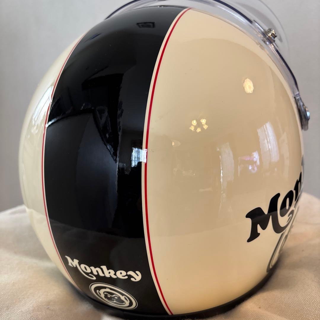 Honda Monkey ヘルメットJC-1C アイボリー×ブラックLサイズ