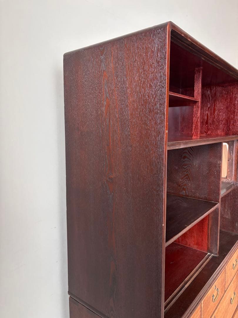 水屋箪笥　茶箪笥　和箪笥　食器棚　本棚　ディスプレイ棚　収納棚　箪笥　什器　和室