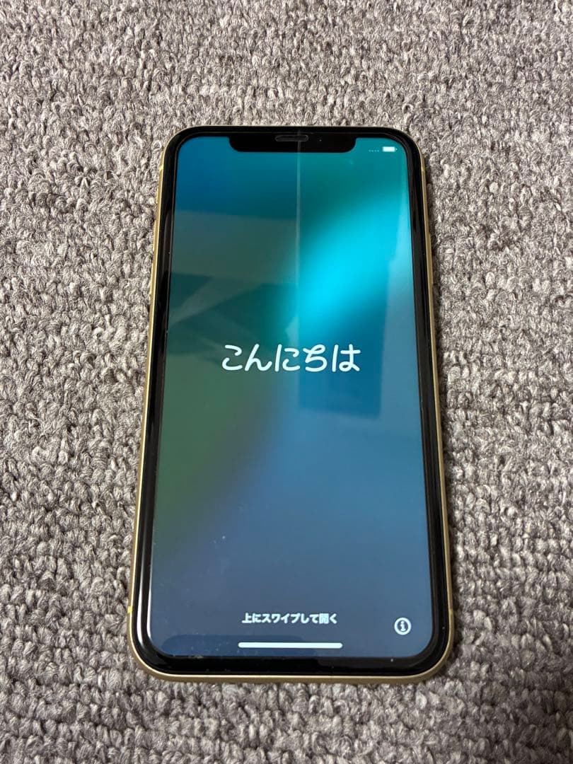 Apple iPhoneⅩr本体　イエロー au 64GB