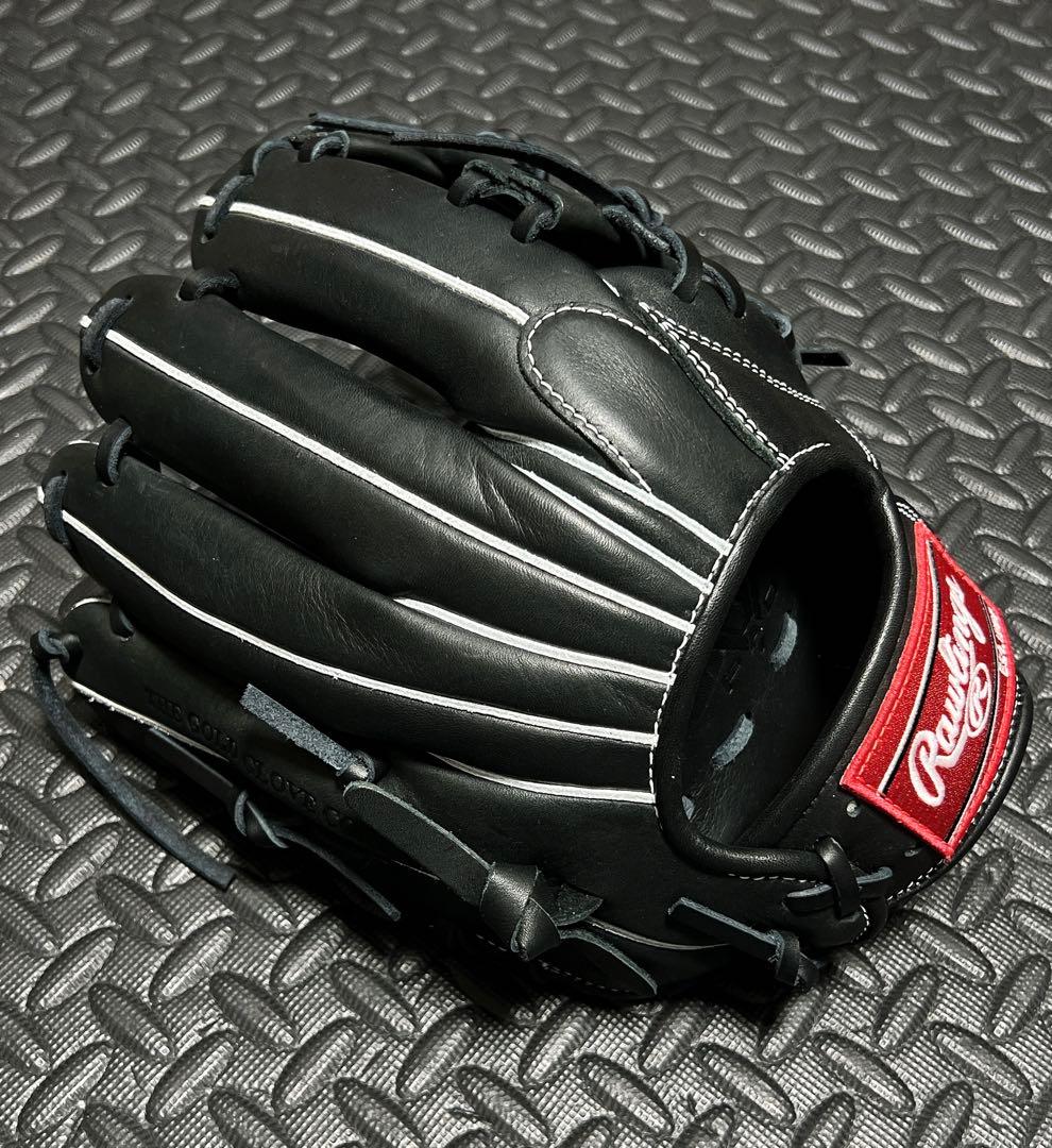 新品 ローリングス ハイパーテック 軟式 内野手用 グローブ ブラック