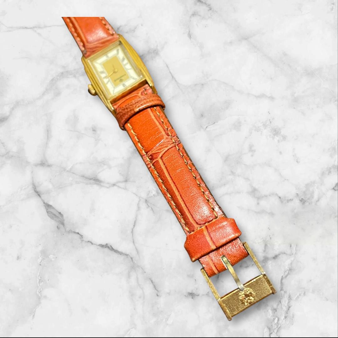 FABERGÉ ファベルジェ 腕時計 ヴィンテージ 手巻き ゴールド レザー