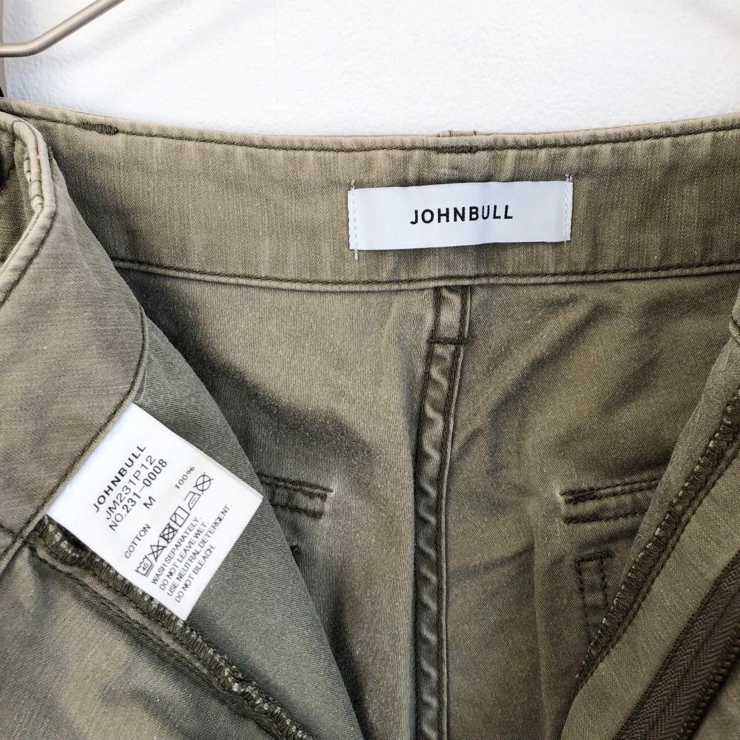 美品 フレームワーク ジョンブル HW ベイカーパンツ カーキ M ダメージ加工