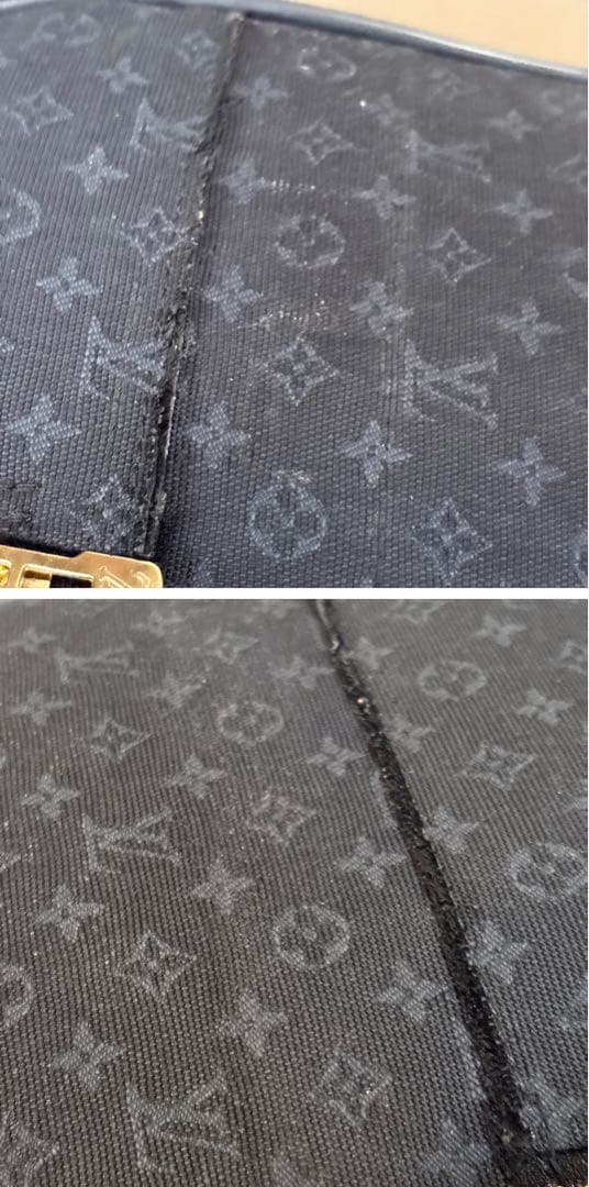 ルイヴィトン M23281 モノグラム ミニ アネット キャリー ブルー