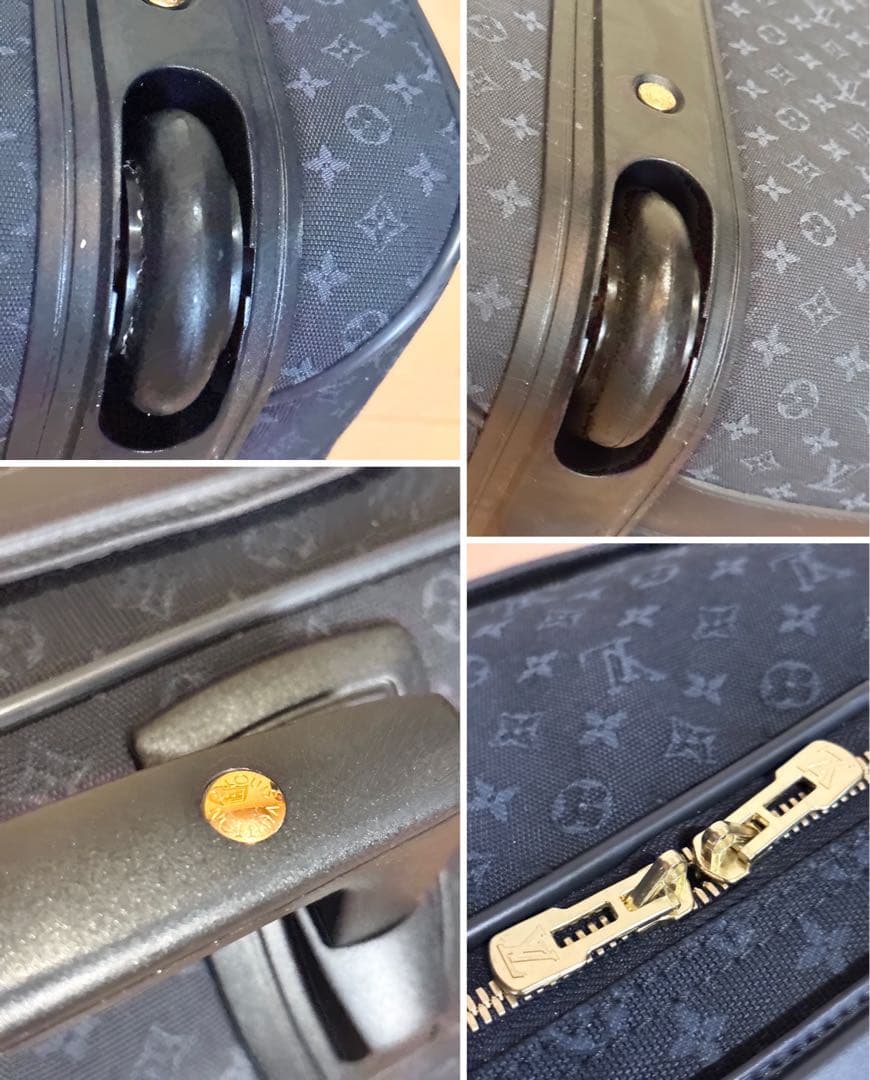 ルイヴィトン M23281 モノグラム ミニ アネット キャリー ブルー