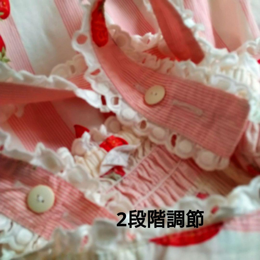 エミリーテンプル いちご ひざ丈ワンピース キャミソール ピンク 赤 160