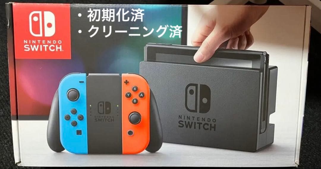 Nintendo Switch 本体 ネオンブルー/ネオンレッド 動作確認済