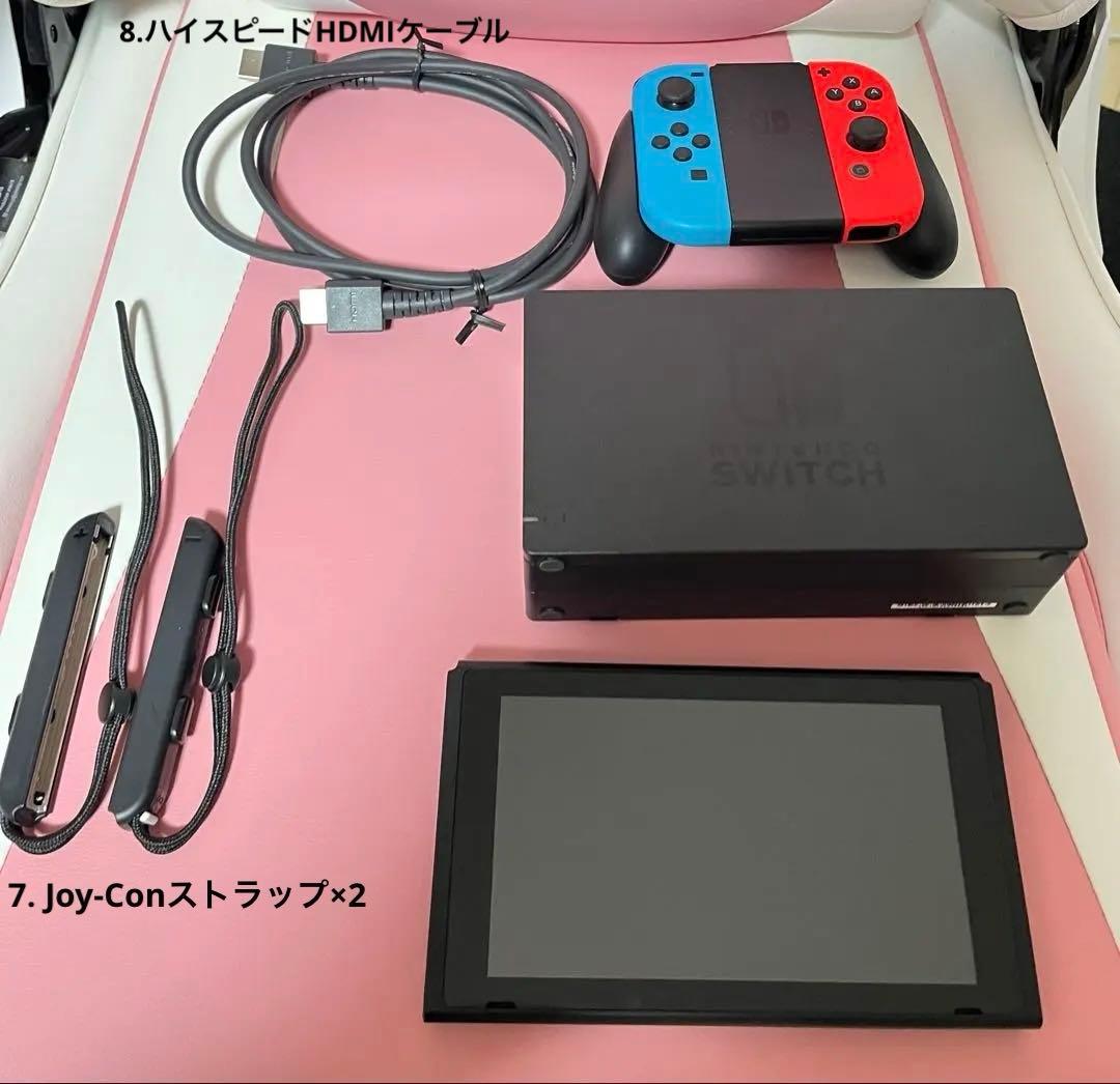 Nintendo Switch 本体 ネオンブルー/ネオンレッド 動作確認済