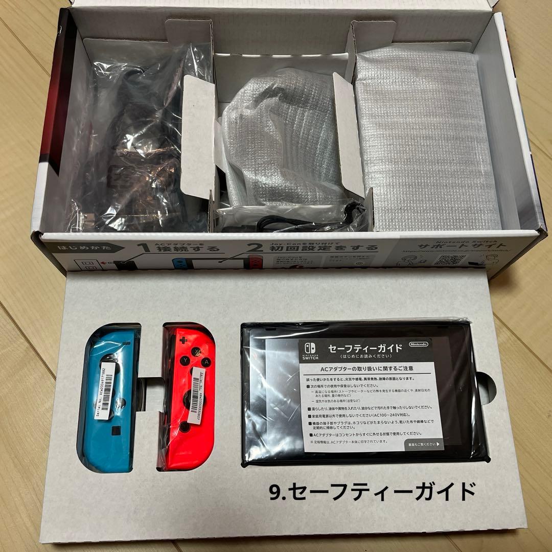 Nintendo Switch 本体 ネオンブルー/ネオンレッド 動作確認済