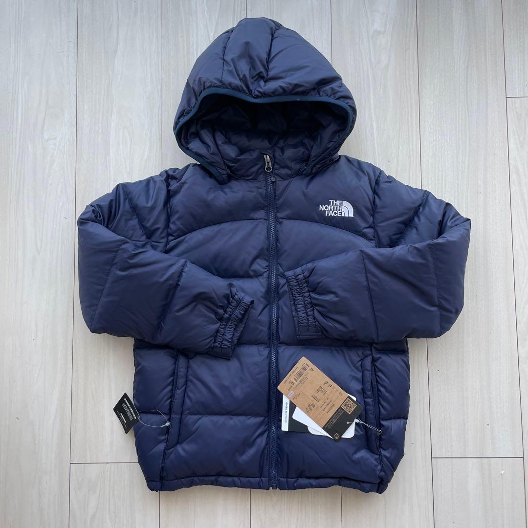 【新品タグ付き】ザノースフェイス アコンカグアフーディー　ネイビー　140cm