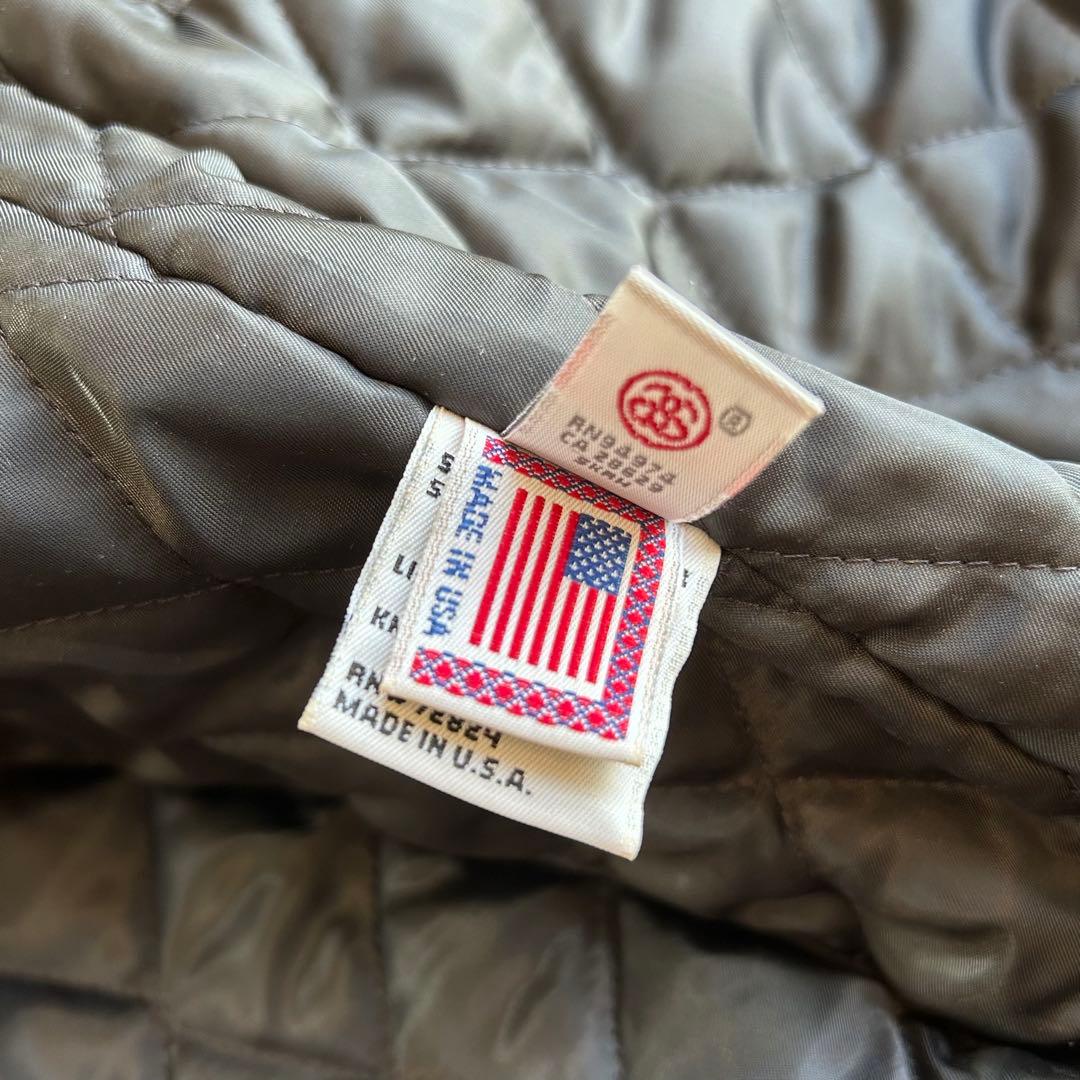 古*郎様 90s〜 USA製 Stussy TRIBE 刺繍 スタジャン ブラッ