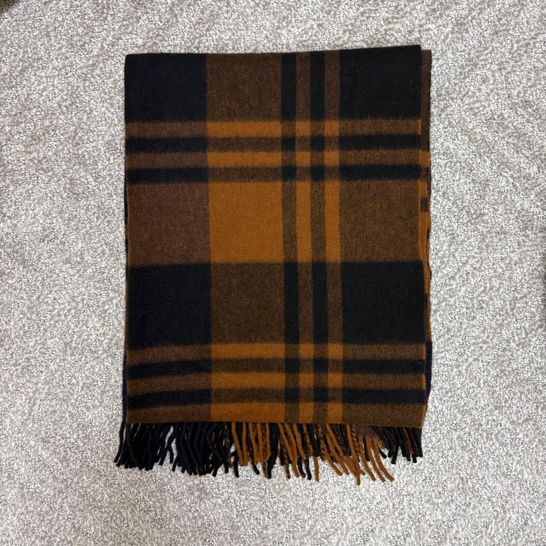 Joshua Ellis ジョシュアエリス　カシミヤ チェックストール