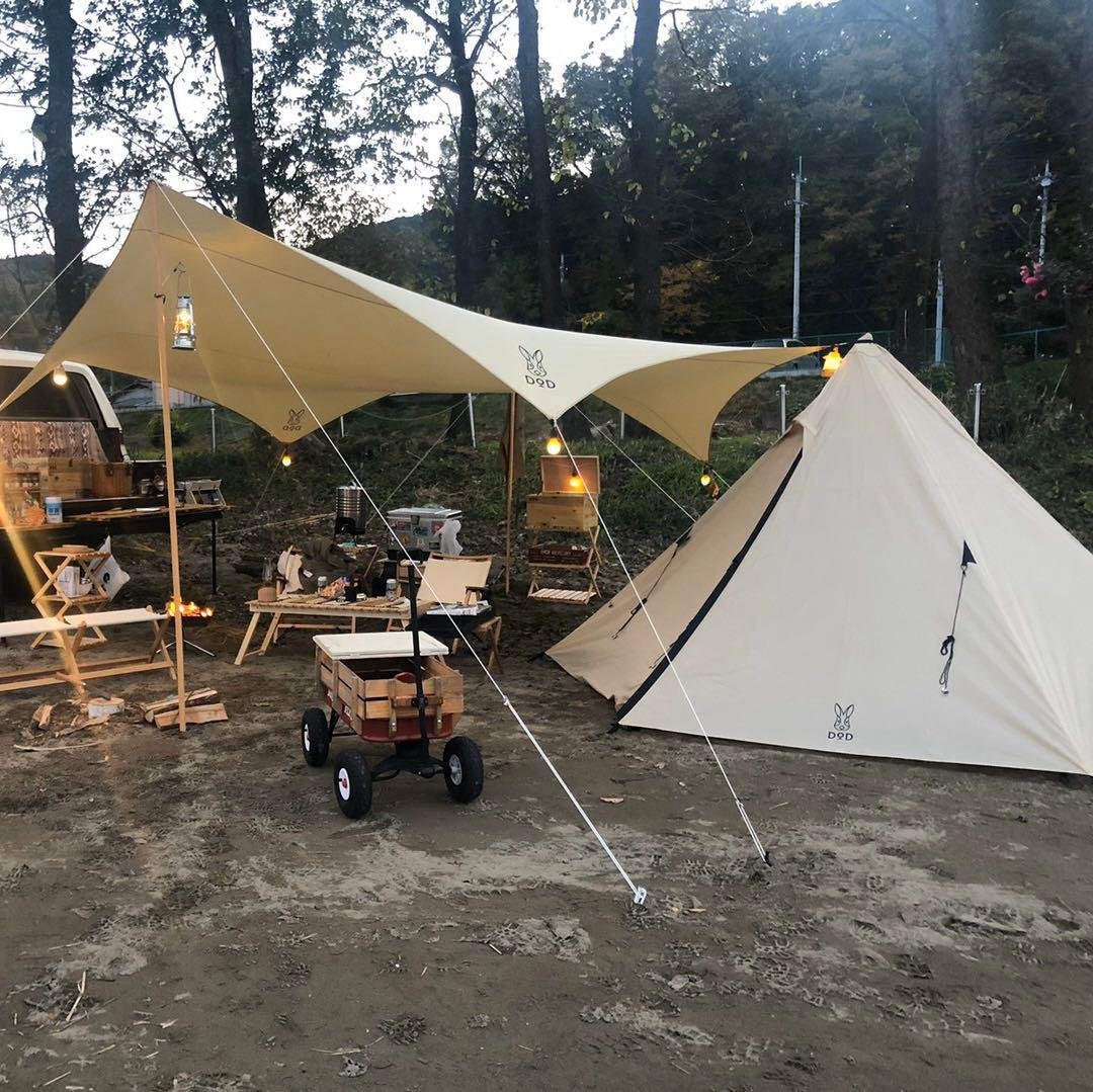 DOD タープ　テント　ポール　グランドシート　フタマタノキワミ　セット
