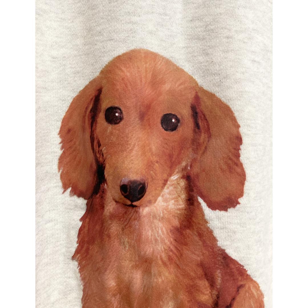 gelato pique 新品 DOG柄 ワンポイント 裏毛プルオーバー