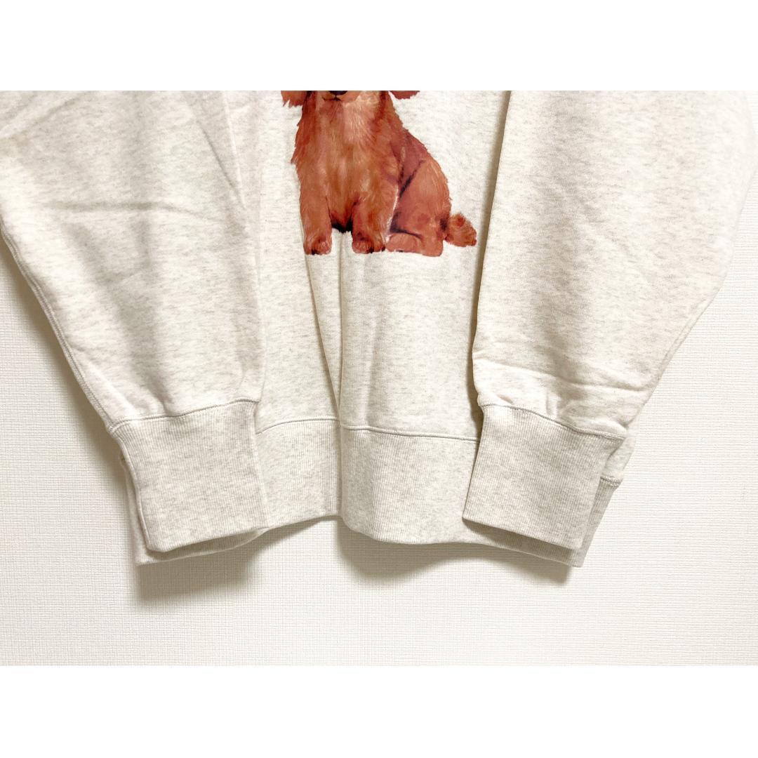 gelato pique 新品 DOG柄 ワンポイント 裏毛プルオーバー