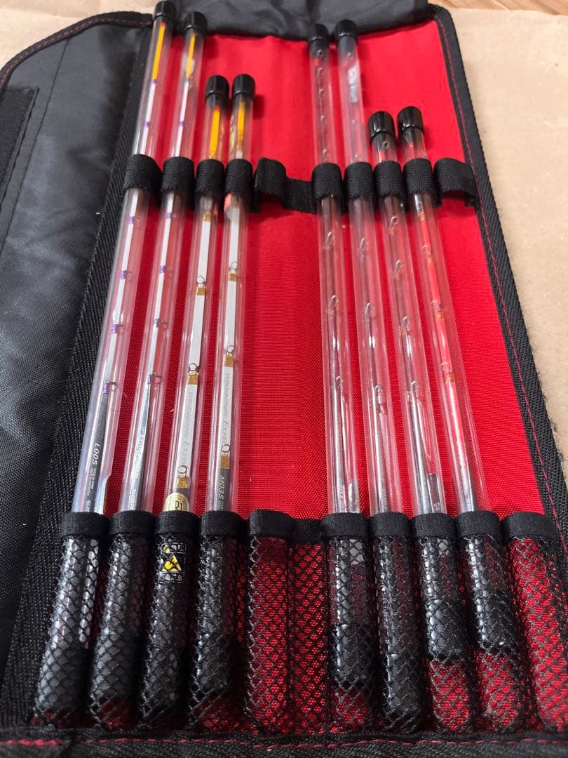 ワカサギ竿 8本セット　　シマノ 穂先　 ケース付き