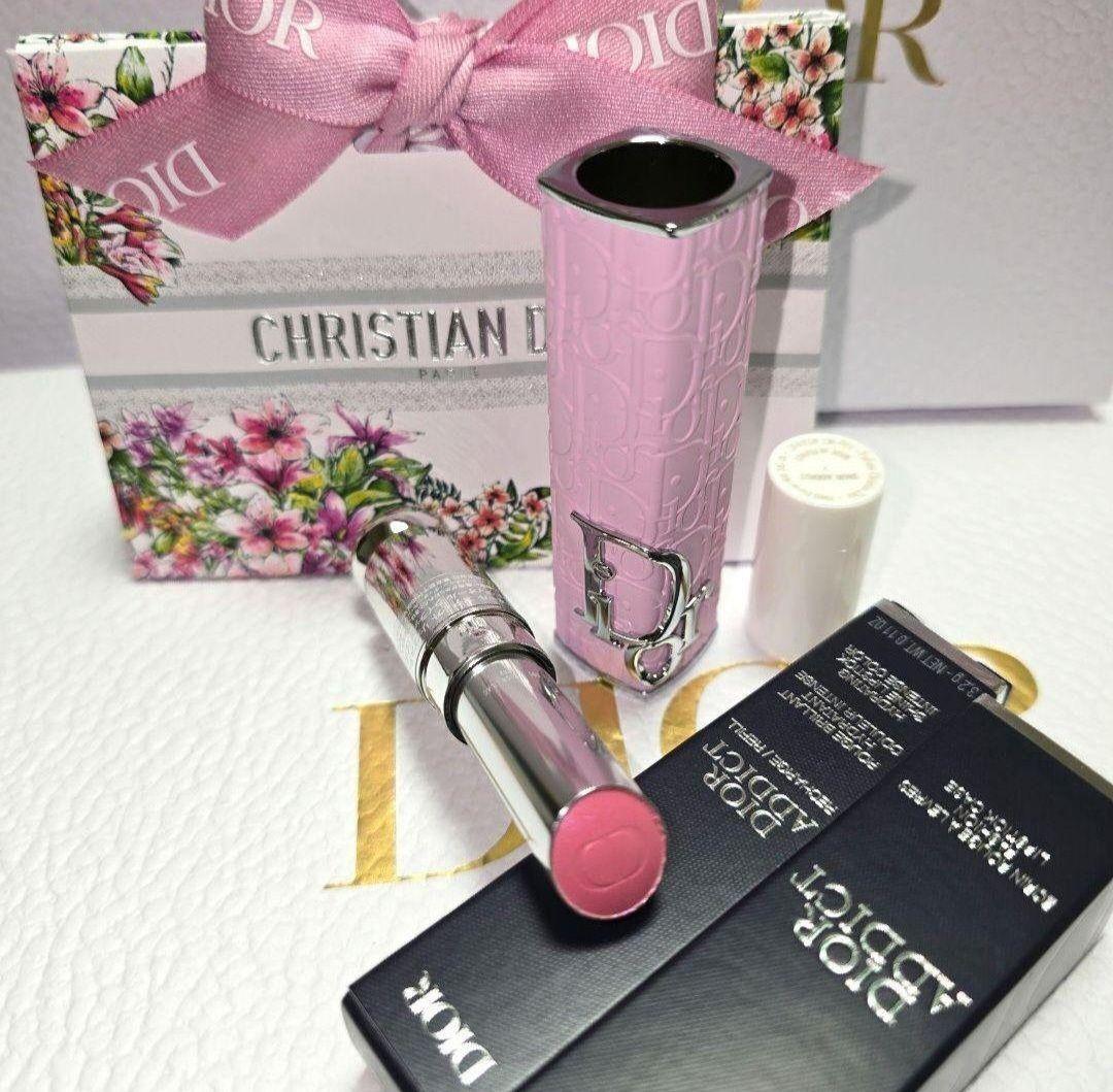 Dior ♥アディクトリップ391ライラックリフィル+ローズマニアケース