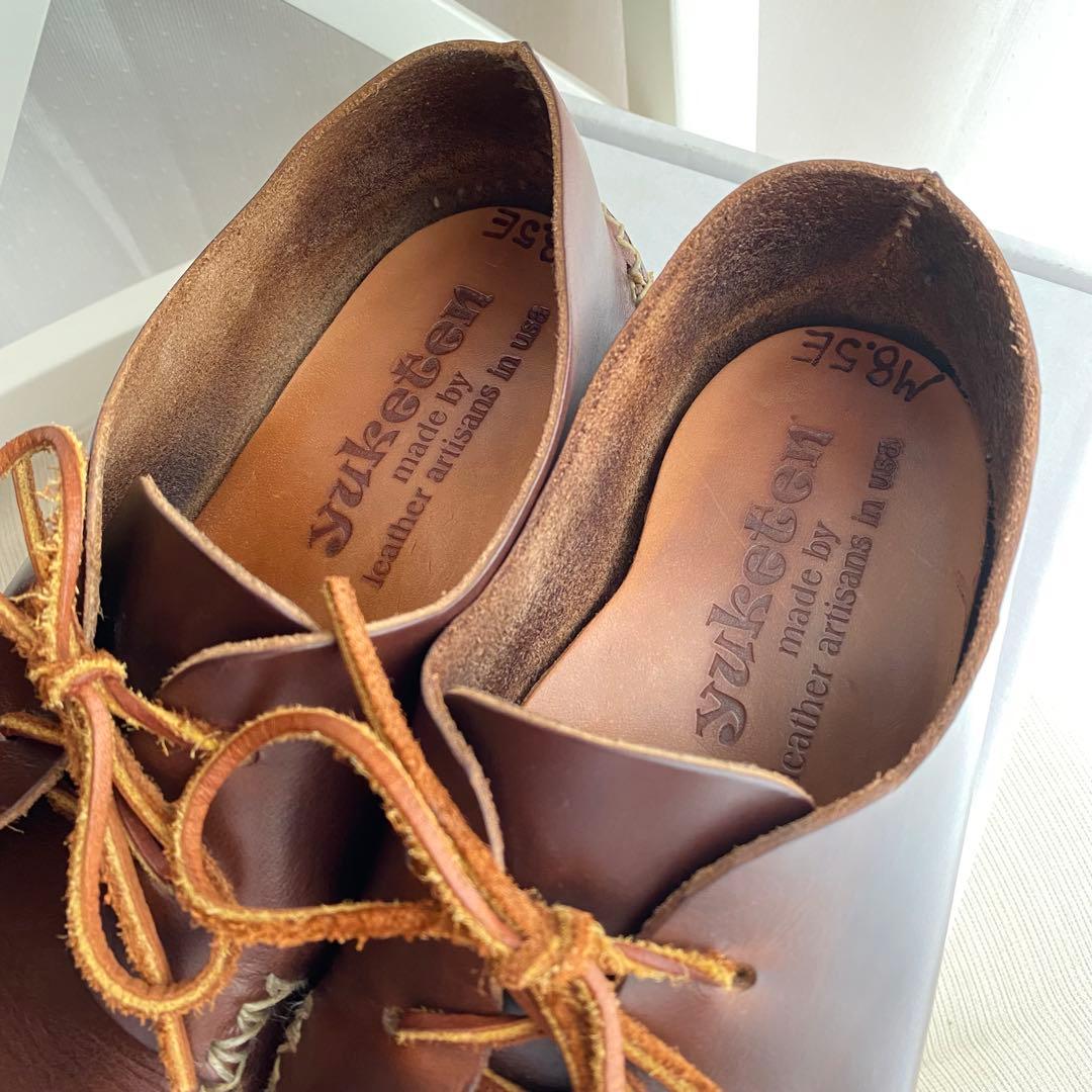 【YUKETEN】ユケテン 2ピースオックス モカシンシューズ クロムエクセル