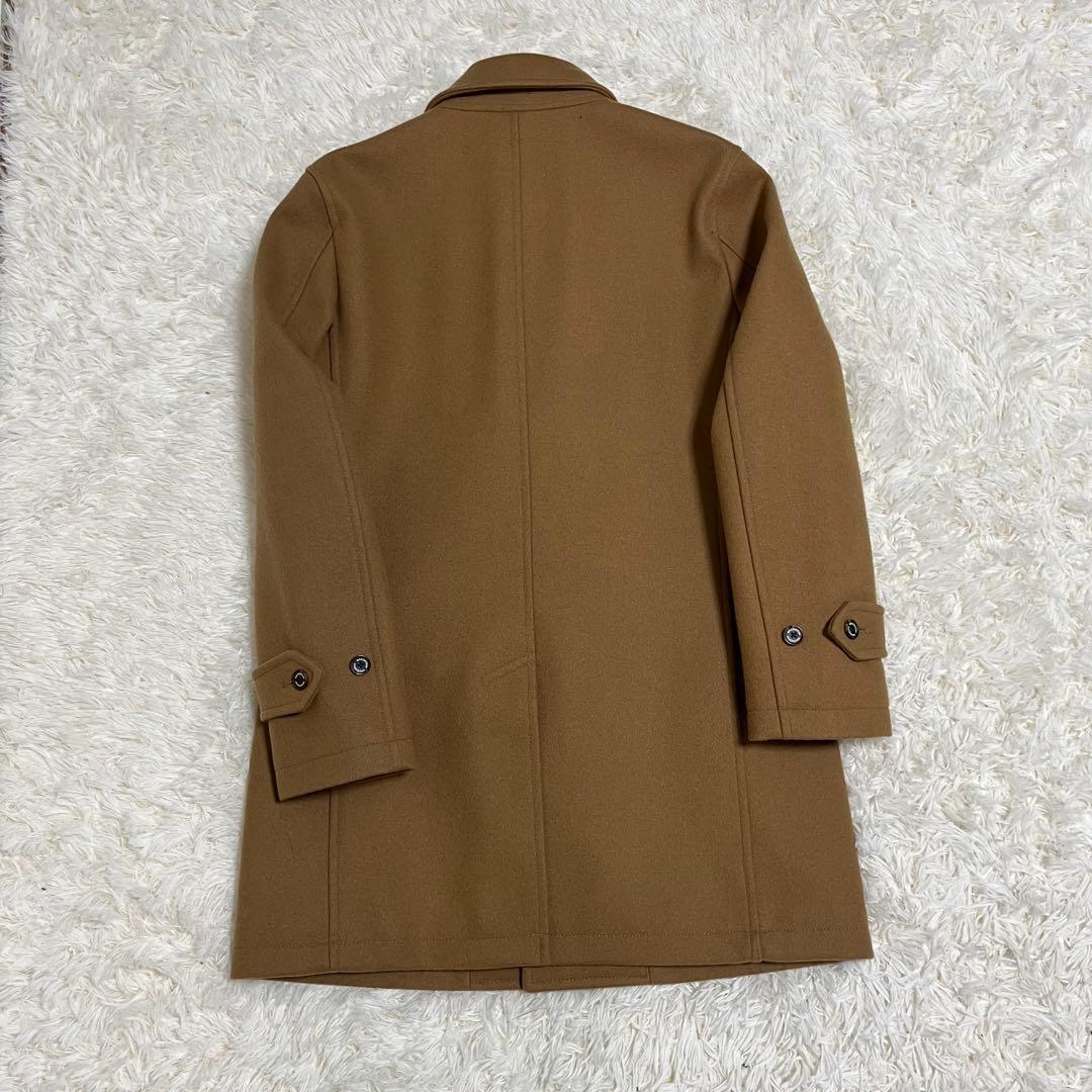 マッキントッシュフィロソフィー　キャメル　ステンカラー　コート　ウール　ロング