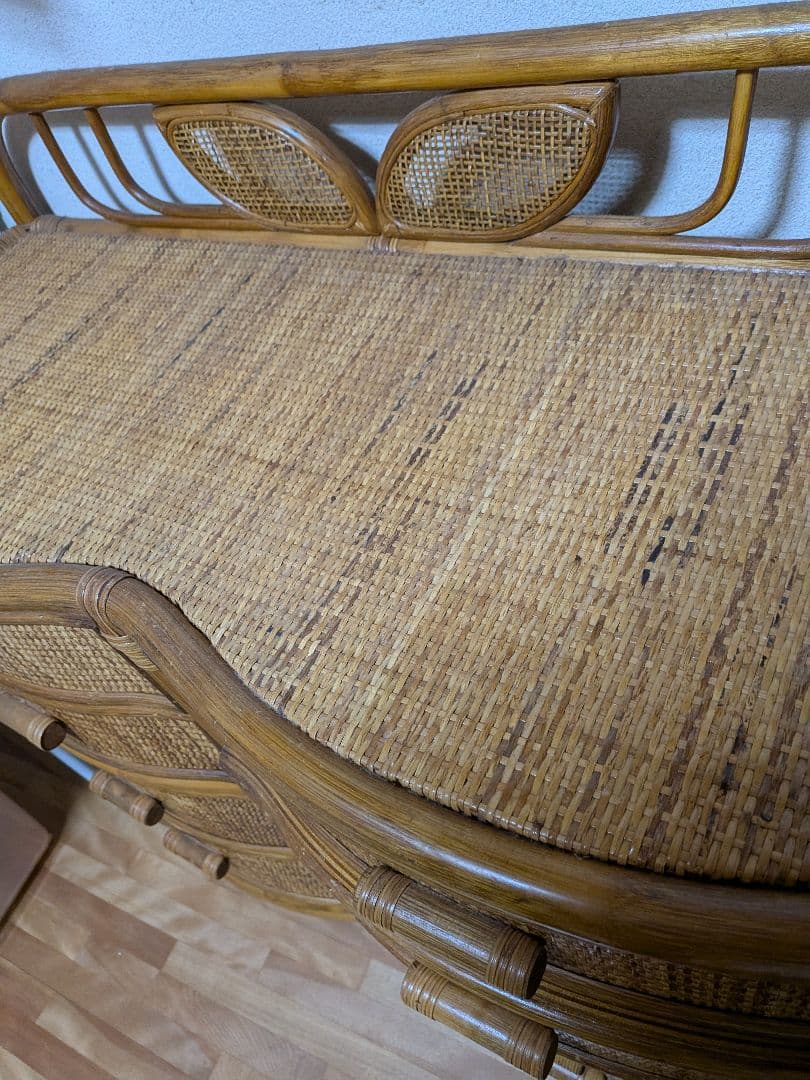 籘　ラタン 4段チェスト