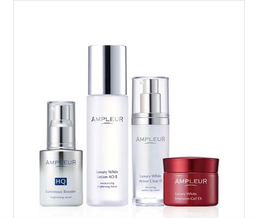アンプルール　トータル美白ケア4点セット　美魔女水谷雅子さんも愛用AMPLEUR