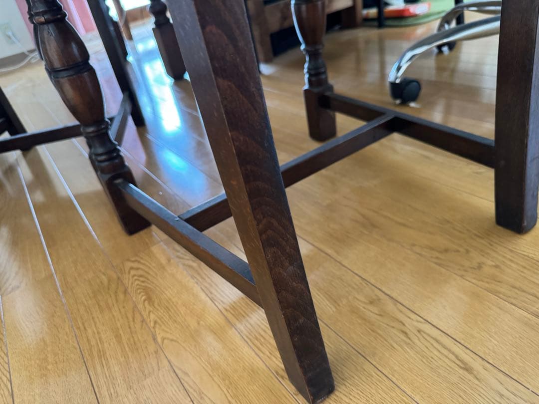 ①1脚/4脚 イギリス アンティーク 家具 ダイニング チェア 椅子