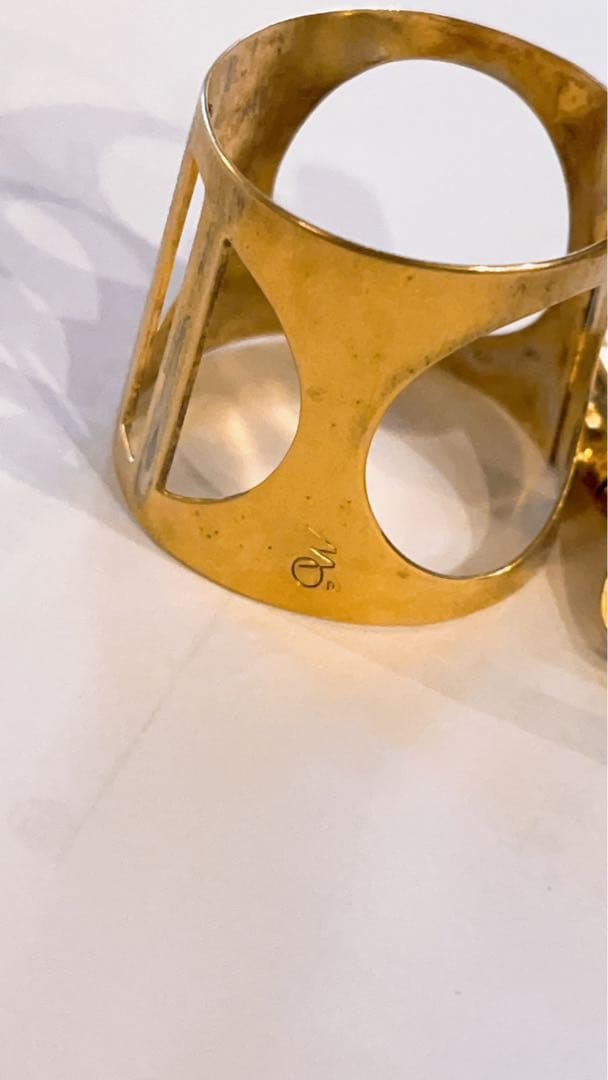 アトリエモモ　リガチャー　B♭クラリネット用　NSタテ　ゴールド　アルトサックス