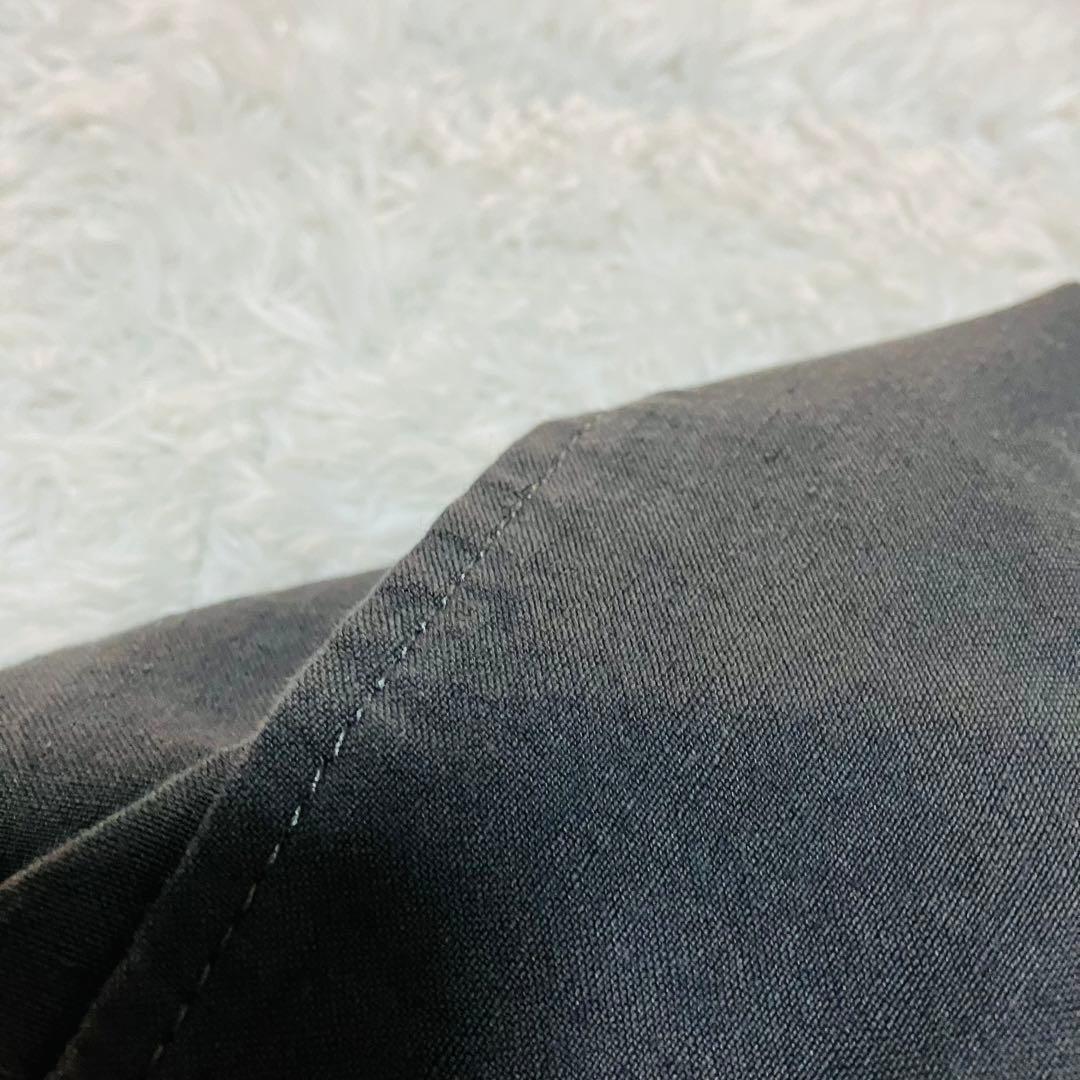 フレームワーク 綿麻ポプリンコート リネン グレー