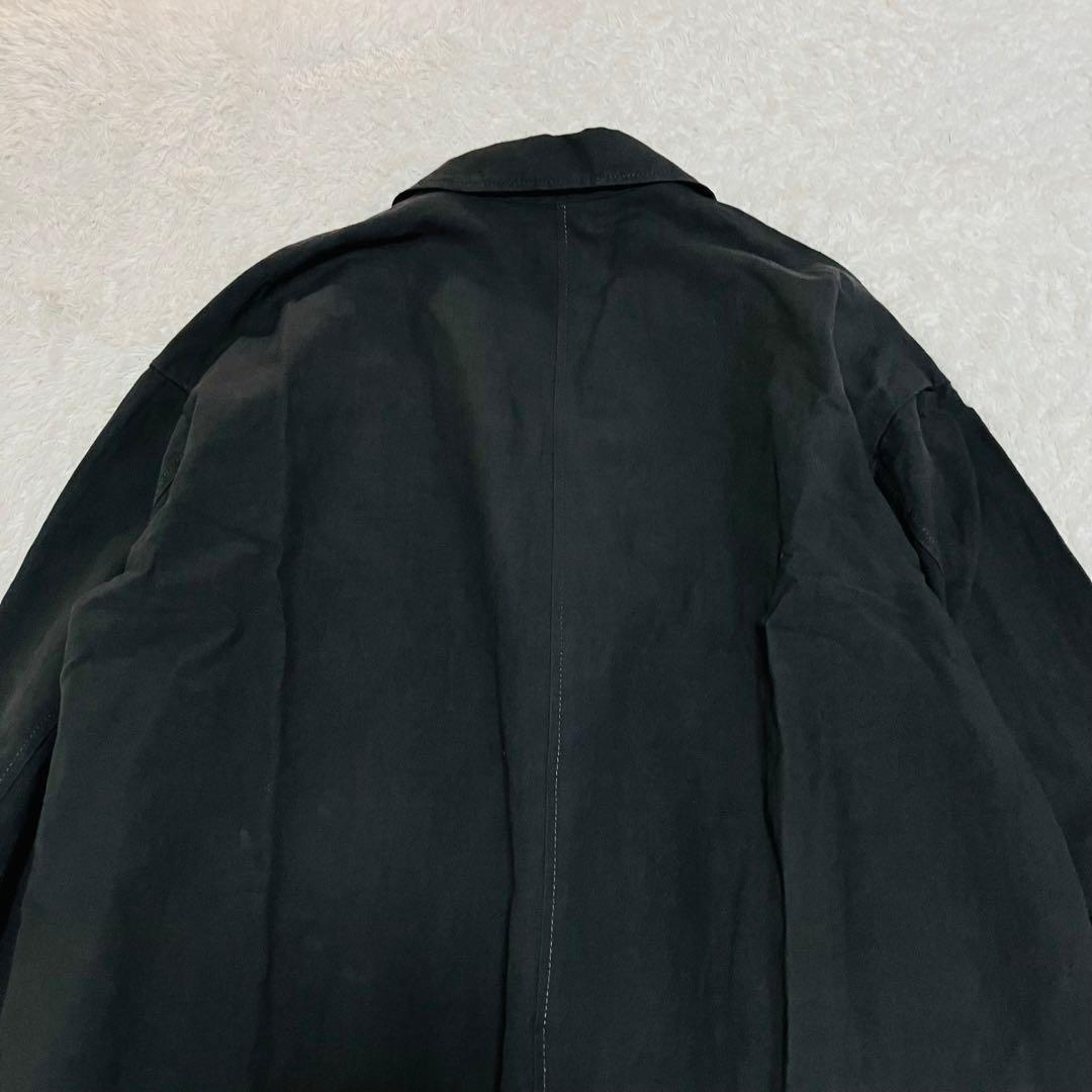 フレームワーク 綿麻ポプリンコート リネン グレー