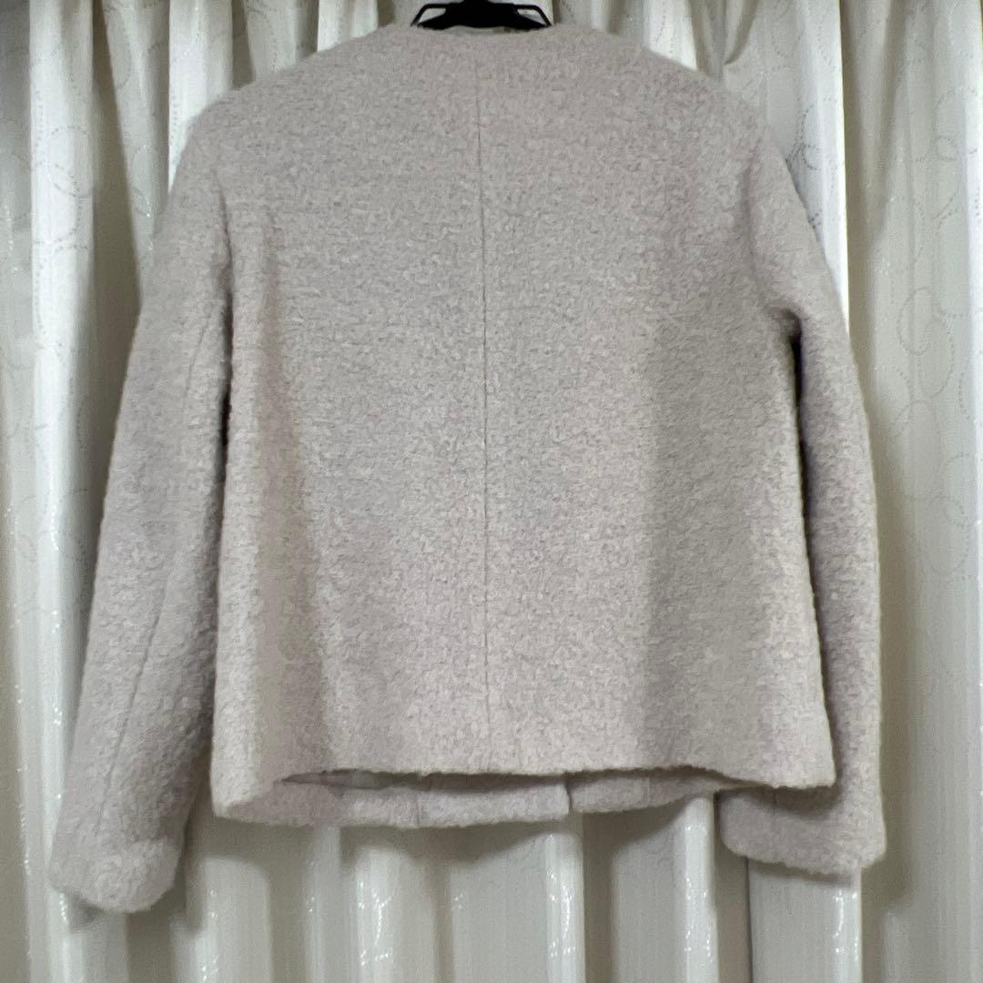 MACKINTOSHPHILOSOPHY HESSLEノーカラーショートコート