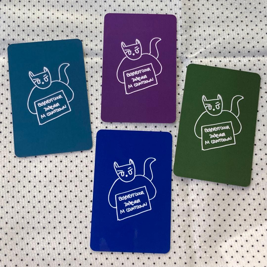 BOYNEXTDOOR ジェヒョン MCOUNTDOWN トレカ サノク 4枚