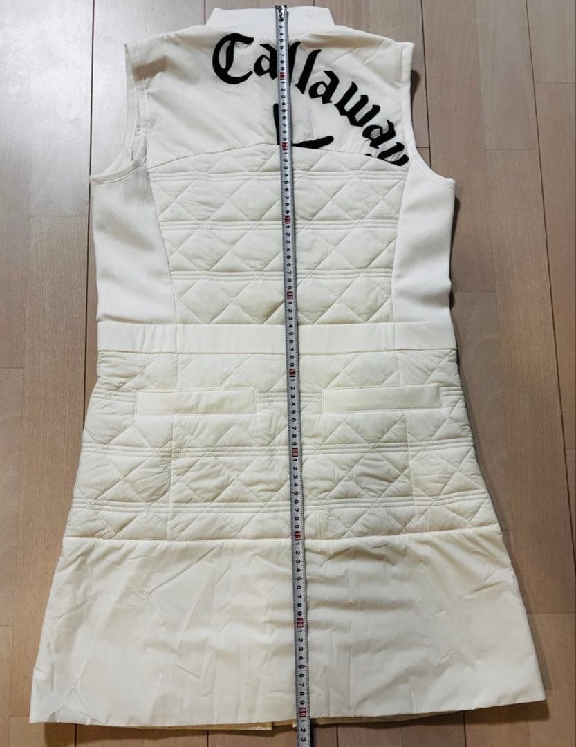 Callaway レディース キルティング　ベスト L ホワイト