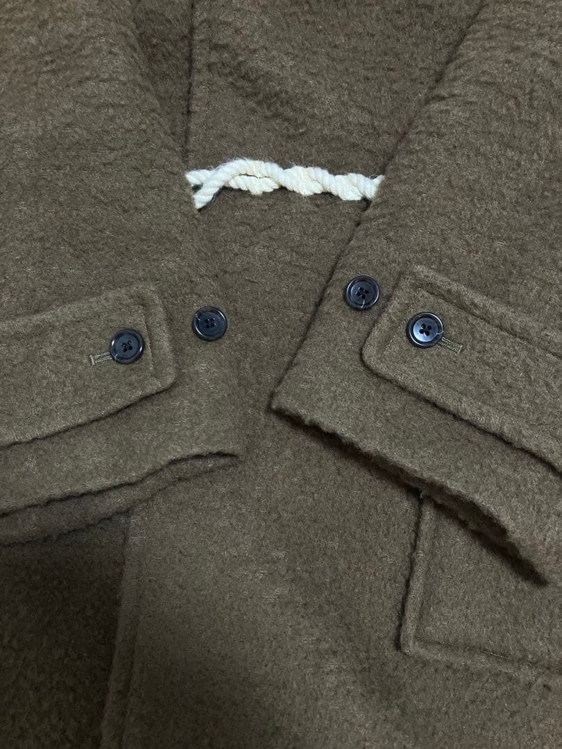 D*様 blurhms ROOTSTOCK ウールモヘアダッフルコート 2 ブラ